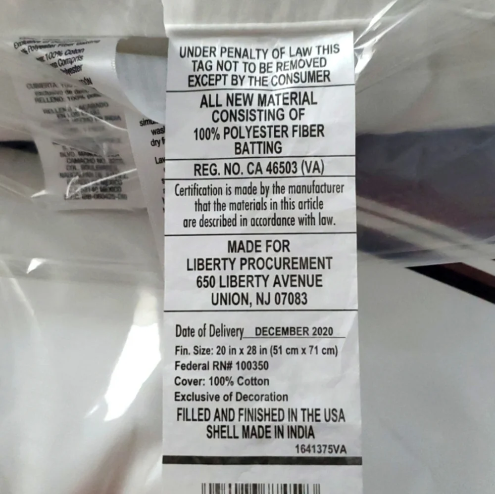 Brand New Wamsutta Medium Support Pillow - White. Standard/Queen.